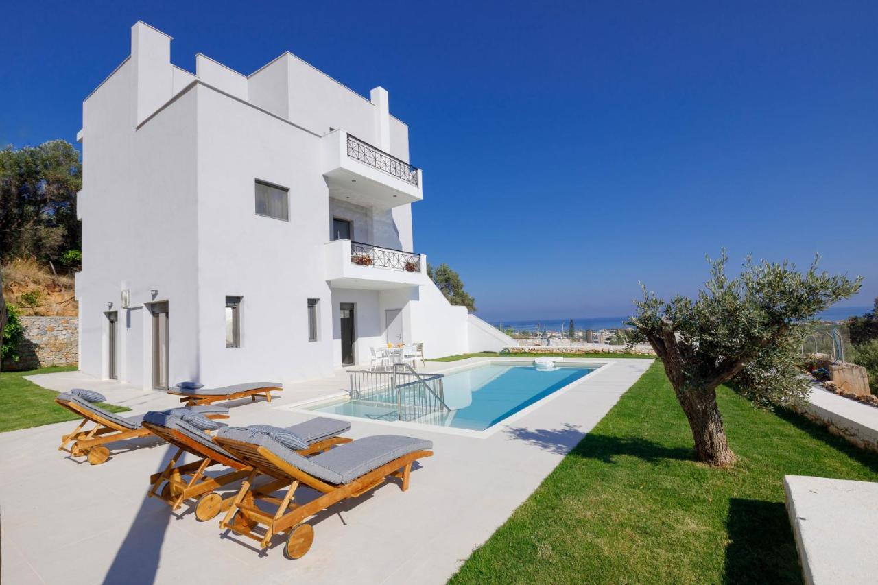 Apartment Tilio - New Apartment With Private Pool 1400M From The Beach Réthimno Kültér fotó