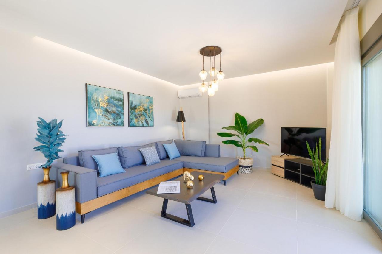 Apartment Tilio - New Apartment With Private Pool 1400M From The Beach Réthimno Kültér fotó